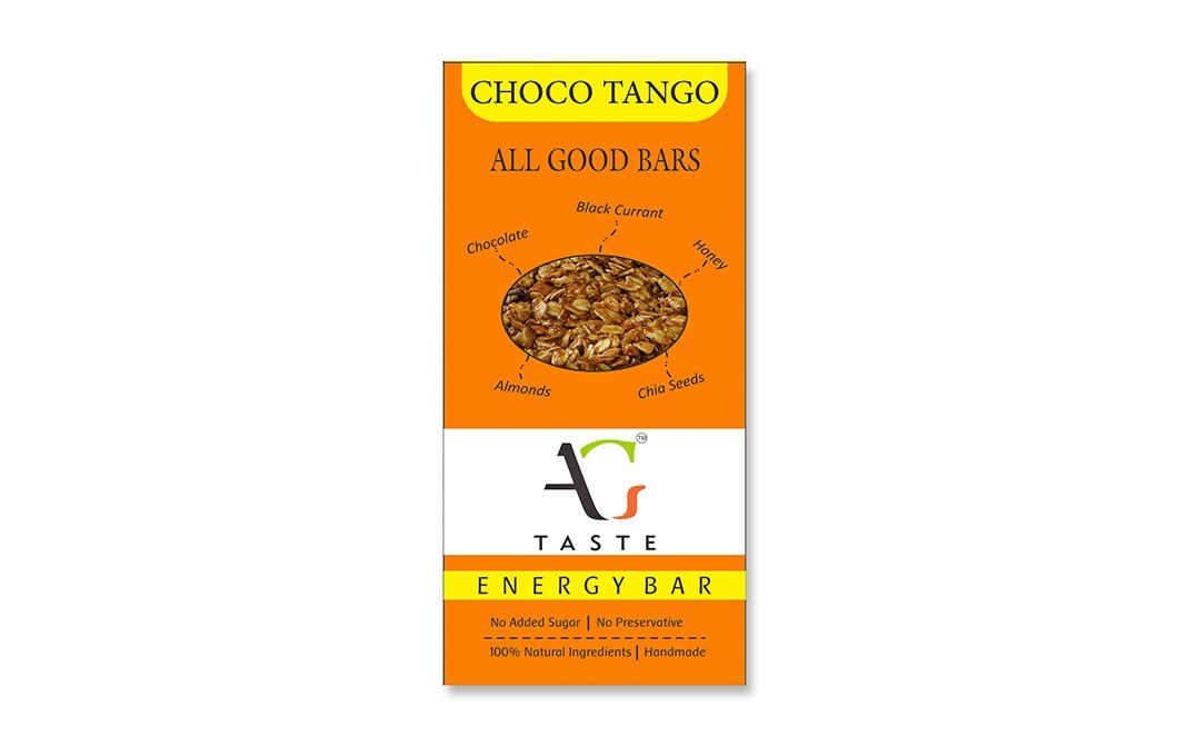 All Good Taste Choco Tango Energy Bar    Box  30 grams